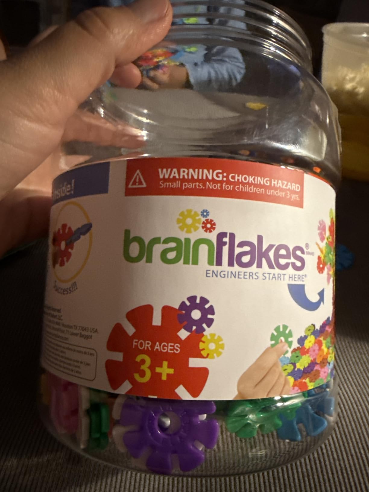 Brain Flakes 500 Piece Set, Ages 3+, Interlocking Plastic Disc Toy for Creative Building, Educational STEM Learning, Construction Block Play for Kids, Teens, Adults, Boys, and Girls customer photo 1