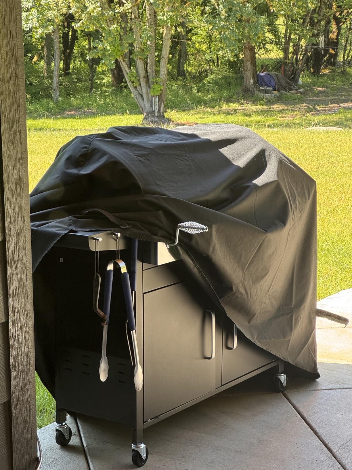 Unicook Heavy Duty Waterproof Grill Cover for Outdoor Grill 65 Inch, Black | Compatible with Weber Charbroil Nexgrill Gas Grills up to 63