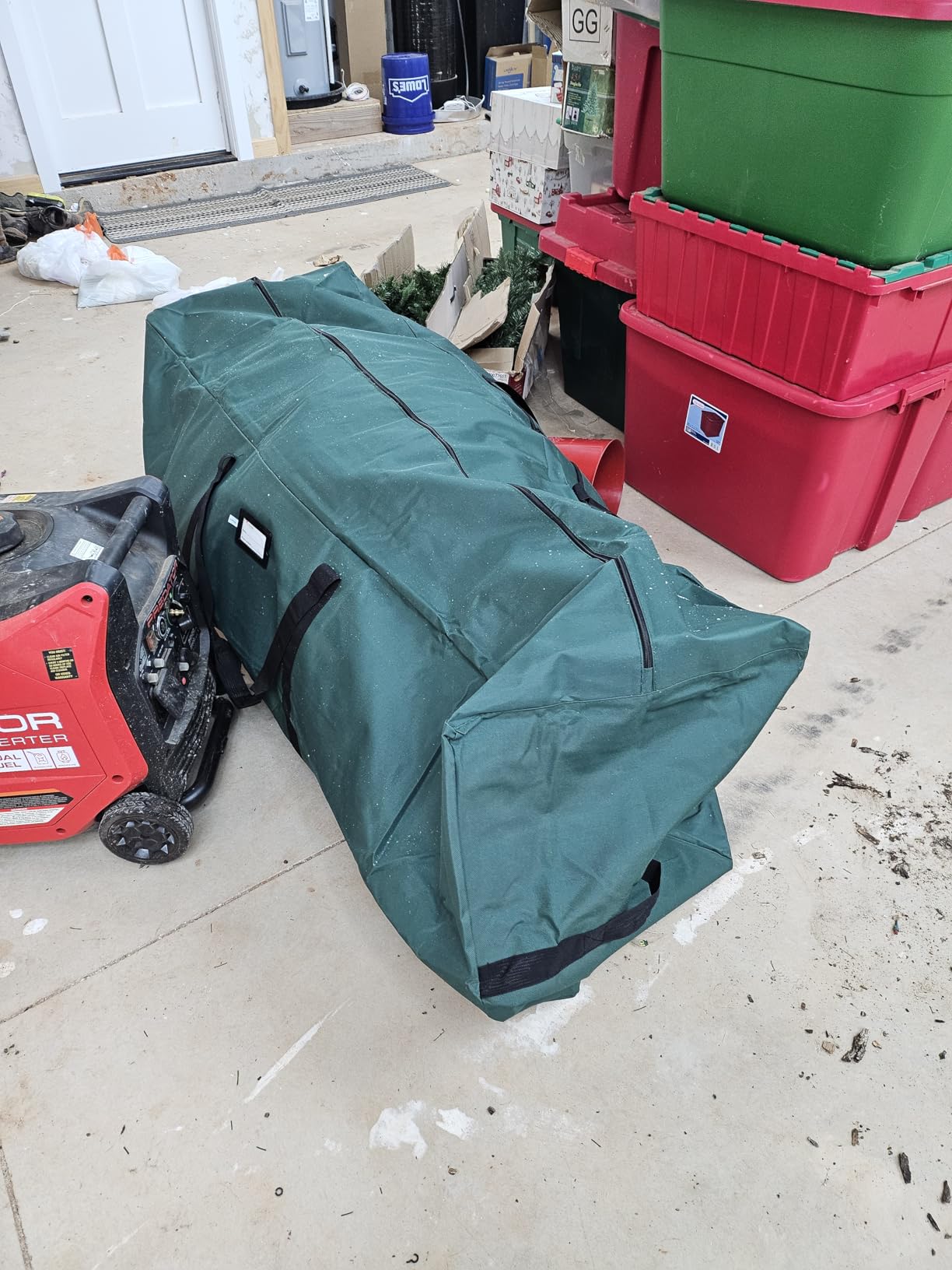 Heavy Duty Christmas Tree Storage Bag | Fits Up to 9 Ft. Tall Disassembled Tree | 25