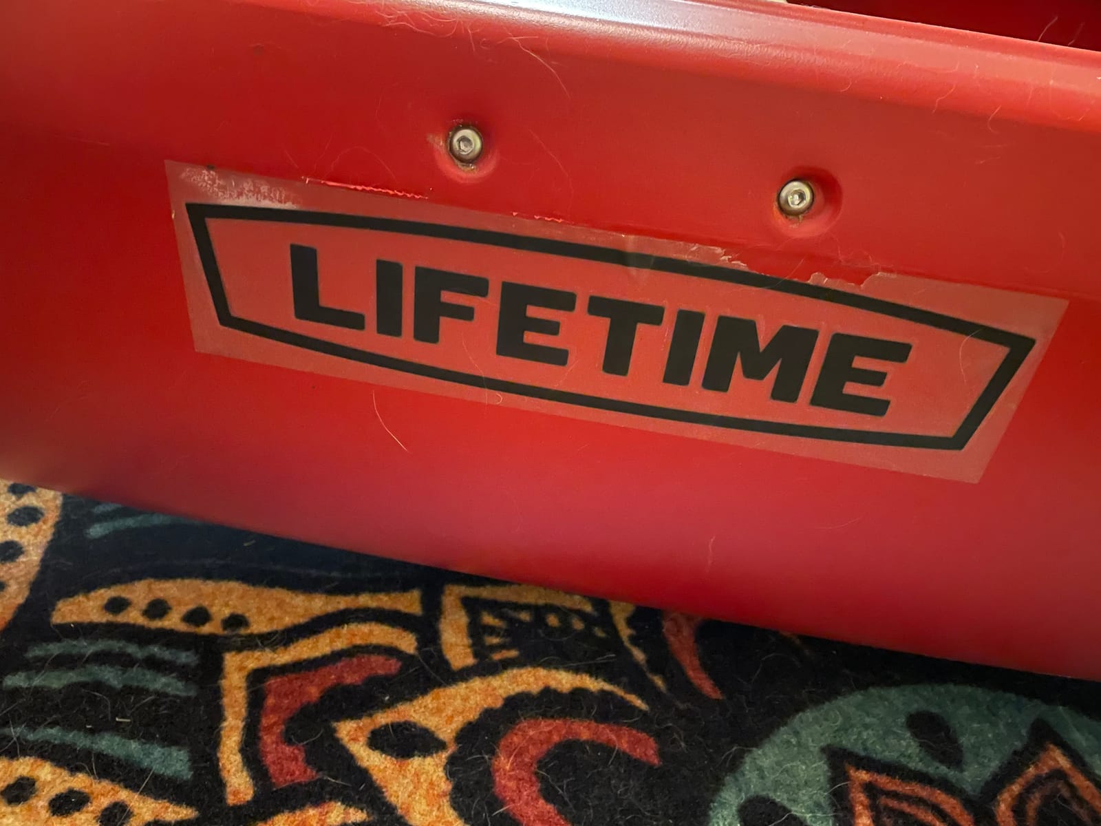 Lifetime Kodiak Canoe with 2 Paddles, Red, 13' customer photo 1