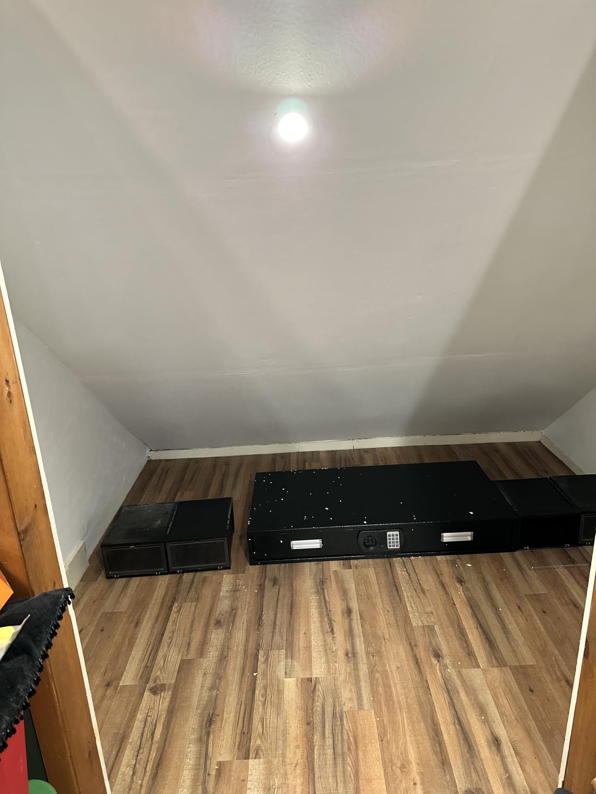 SnapSafe Under Bed Safe, XXL - Under Bed Gun Safe for Firearms, Ammunition and Valuables - Fits in Trunk of Larger SUVs - Easy Access, Out of Sight, Space Saving - Black, 48 x 7 x 24 Inches customer photo 2
