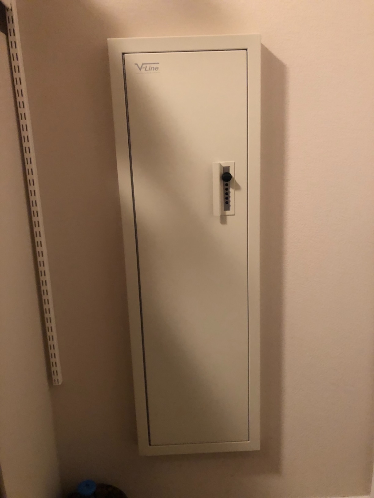 V-Line Closet Vault II Gun Safe & in-Wall Cabinet, Off White customer photo 1