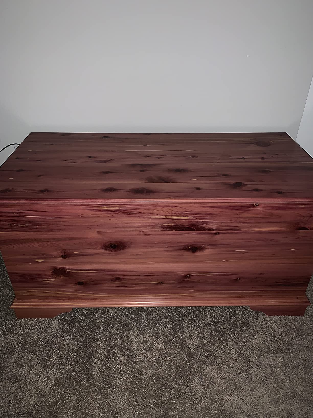 DutchCrafters Rustic Solid Wood Natural Wooden Cedar Chest, Aromatic Cedar Scent - Linen Blanket Storage Chest, Clothes Storage Trunk, End of Bed Storage Bench - Amish Made in USA (36