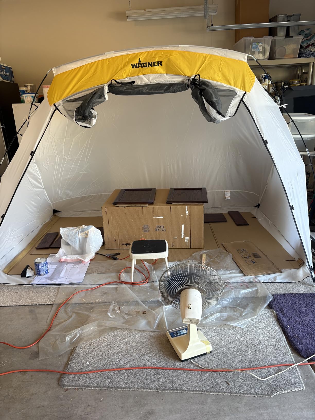 Wagner SprayTech Small Portable Spray Shelter and DIY Paint Booth customer photo 2