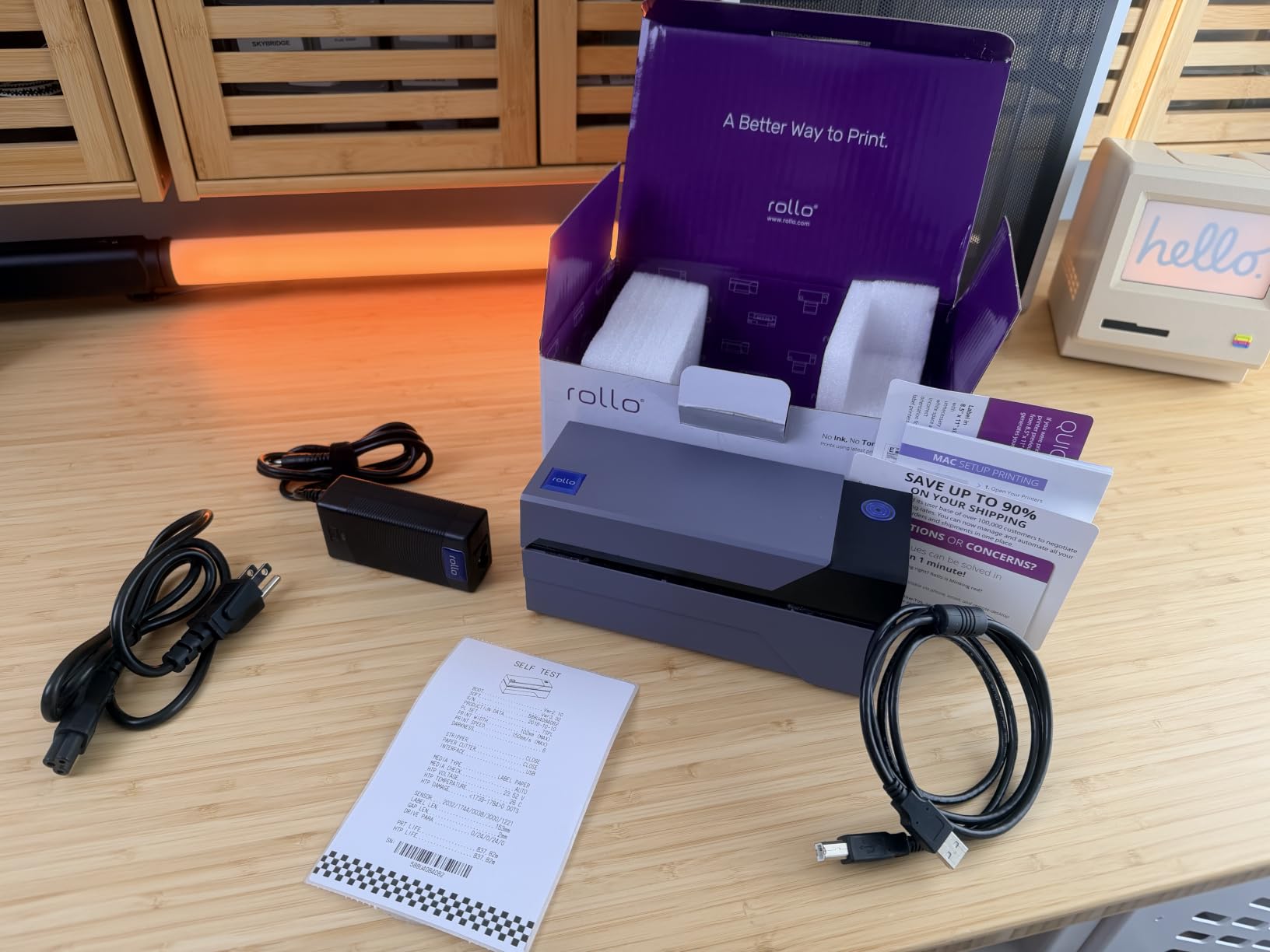 Rollo USB Shipping Label Printer - Commercial Grade 4x6 Thermal Label Printer for Shipping Packages customer photo 1