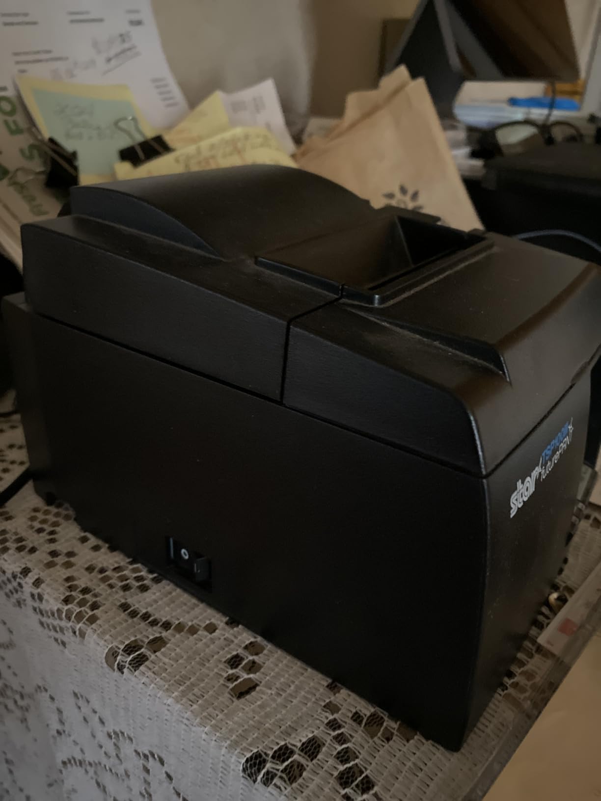 Star Micronics TSP143IIIU USB Thermal Receipt Printer with Device and Mfi USB Ports, Auto-cutter, and Internal Power Supply - White customer photo 1