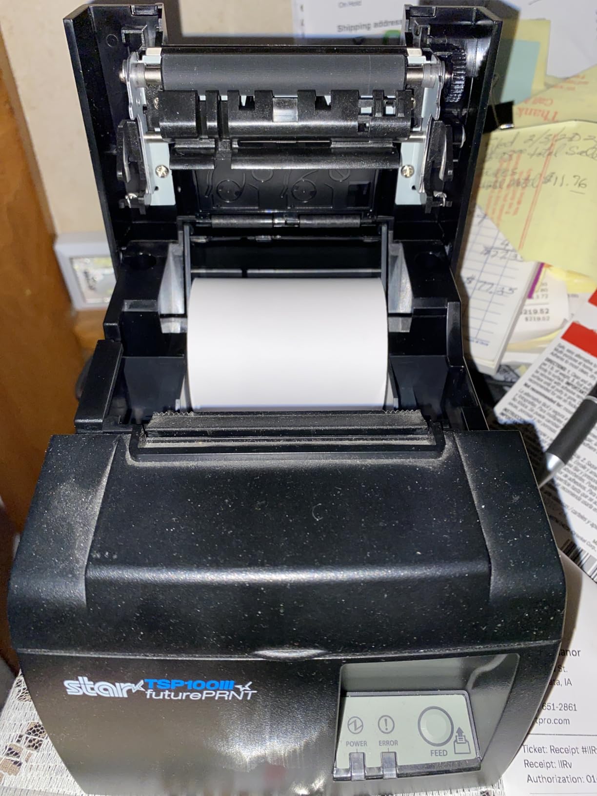 Star Micronics TSP143IIIU USB Thermal Receipt Printer with Device and Mfi USB Ports, Auto-cutter, and Internal Power Supply - White customer photo 2