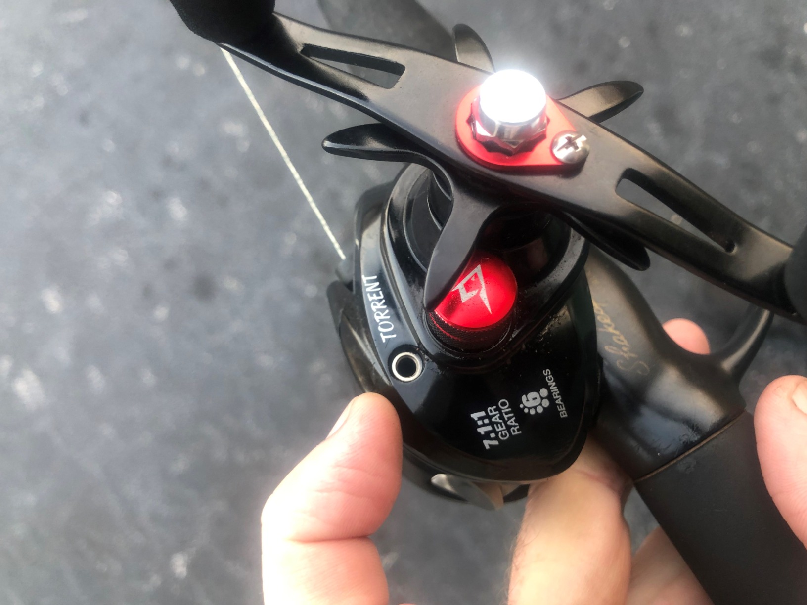 Piscifun Torrent Baitcasting Reel, 18LB Carbon Drag, Magnetic Brake | 7.1:1 and 5.3:1 ratios, low-profile body, smooth casting, 6+1 bearings, easy control customer photo 2