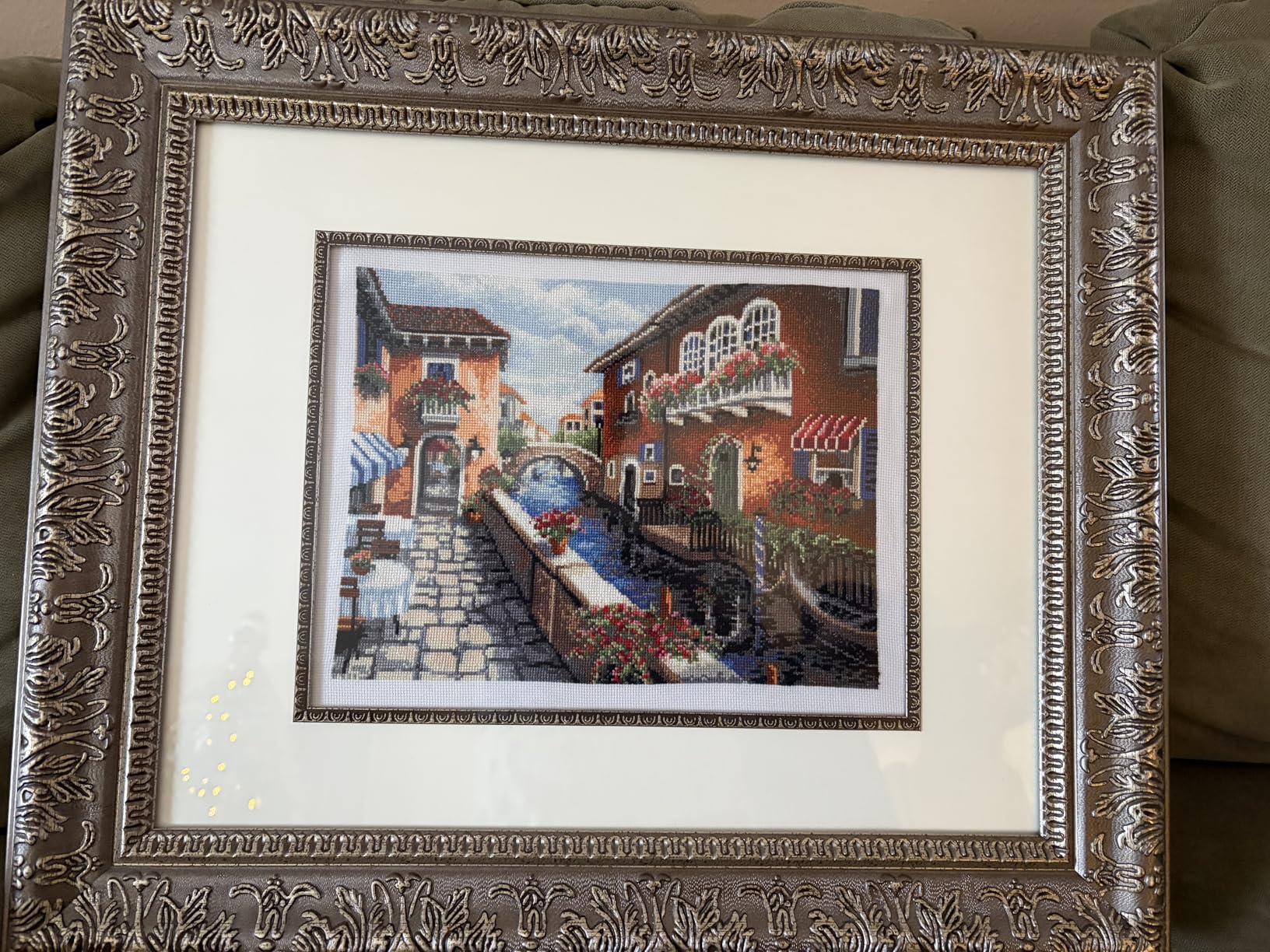 Povitrulya Counted Cross Stitch Kit for Adults 'Venice' customer photo 2