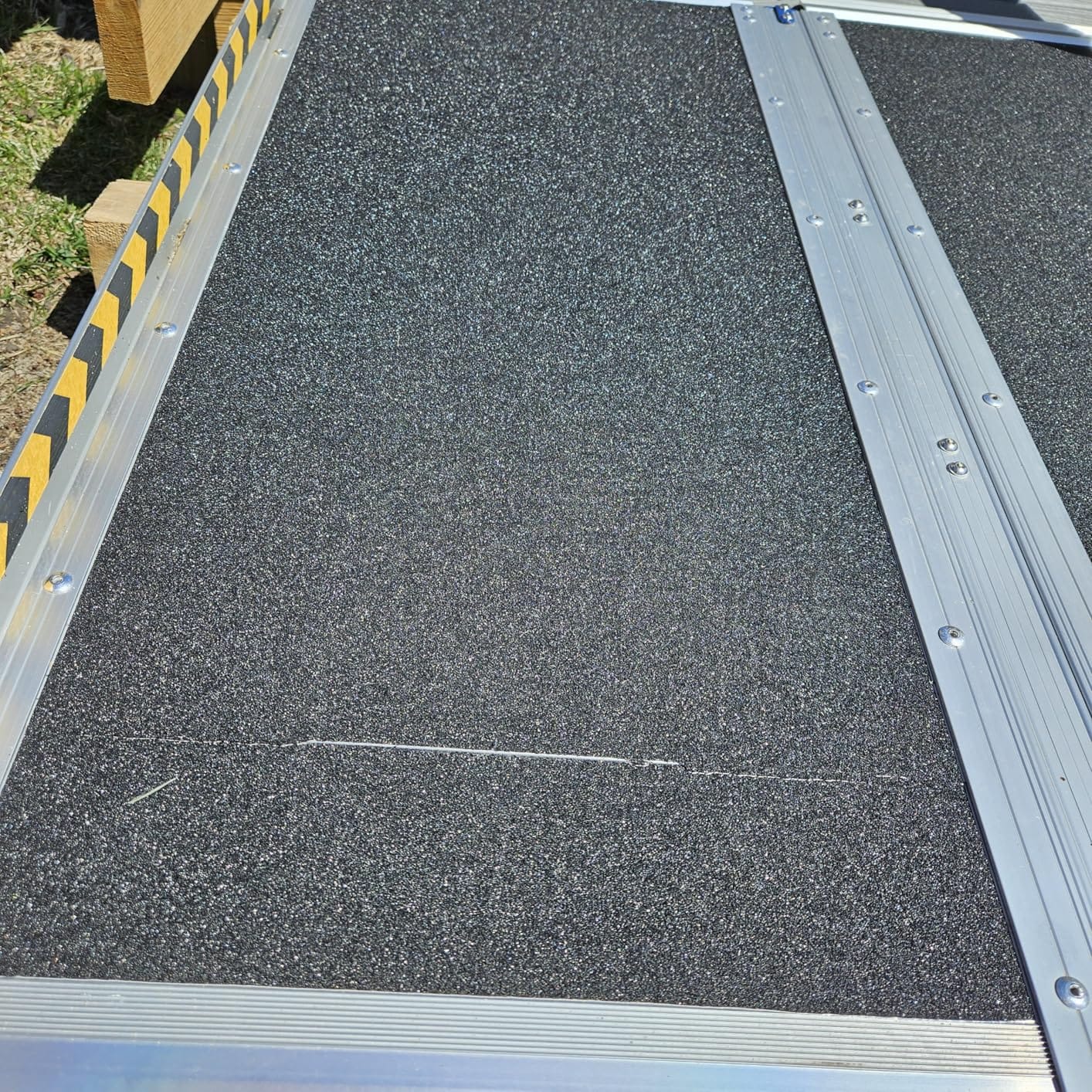 Ruedamann 3 Ft Portable Wheelchair Ramp, Sturdy Non-Slip Aluminum Lightweight Scooter Ramp Upgraded Hinge, Folding Wheelchair Ramps for Doorways, Ramps for Wheelchairs for Home Steps, Porch, Scooters customer photo 1