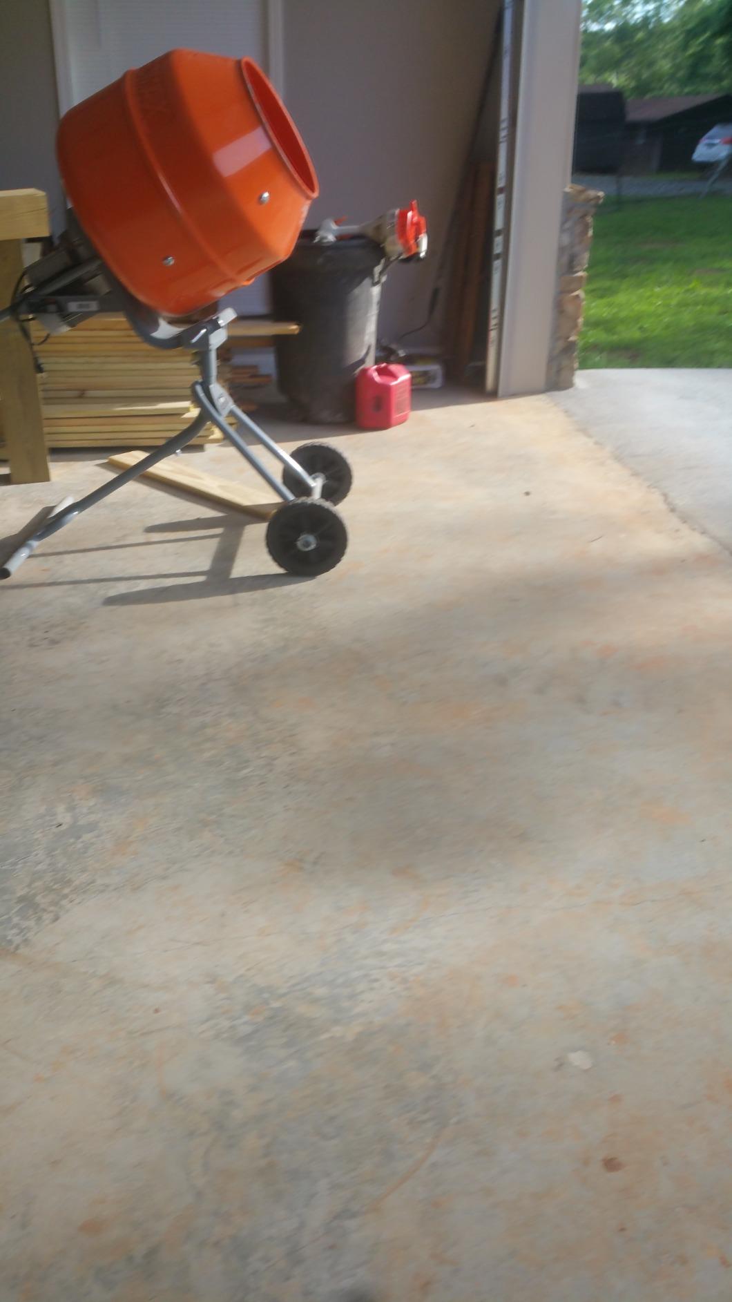 YARDMAX YM0146 5.0 cu. ft. Concrete Mixer 3/4 HP customer photo 2