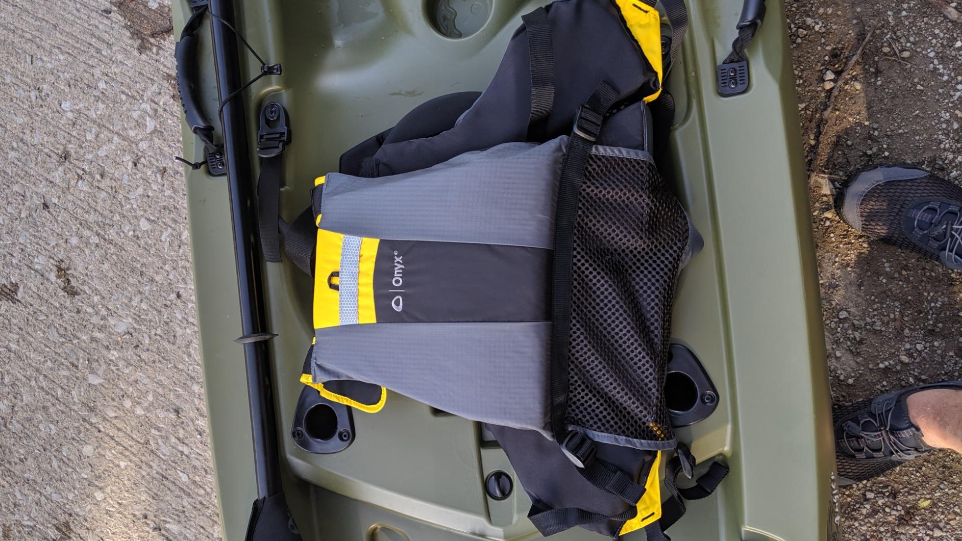 Onyx U.S. Coast Guard and Transport Canada Approved MoveVent Dynamic Paddle Vest for Adults for Kayaking, Canoeing, Stand Up Paddleboarding customer photo 1