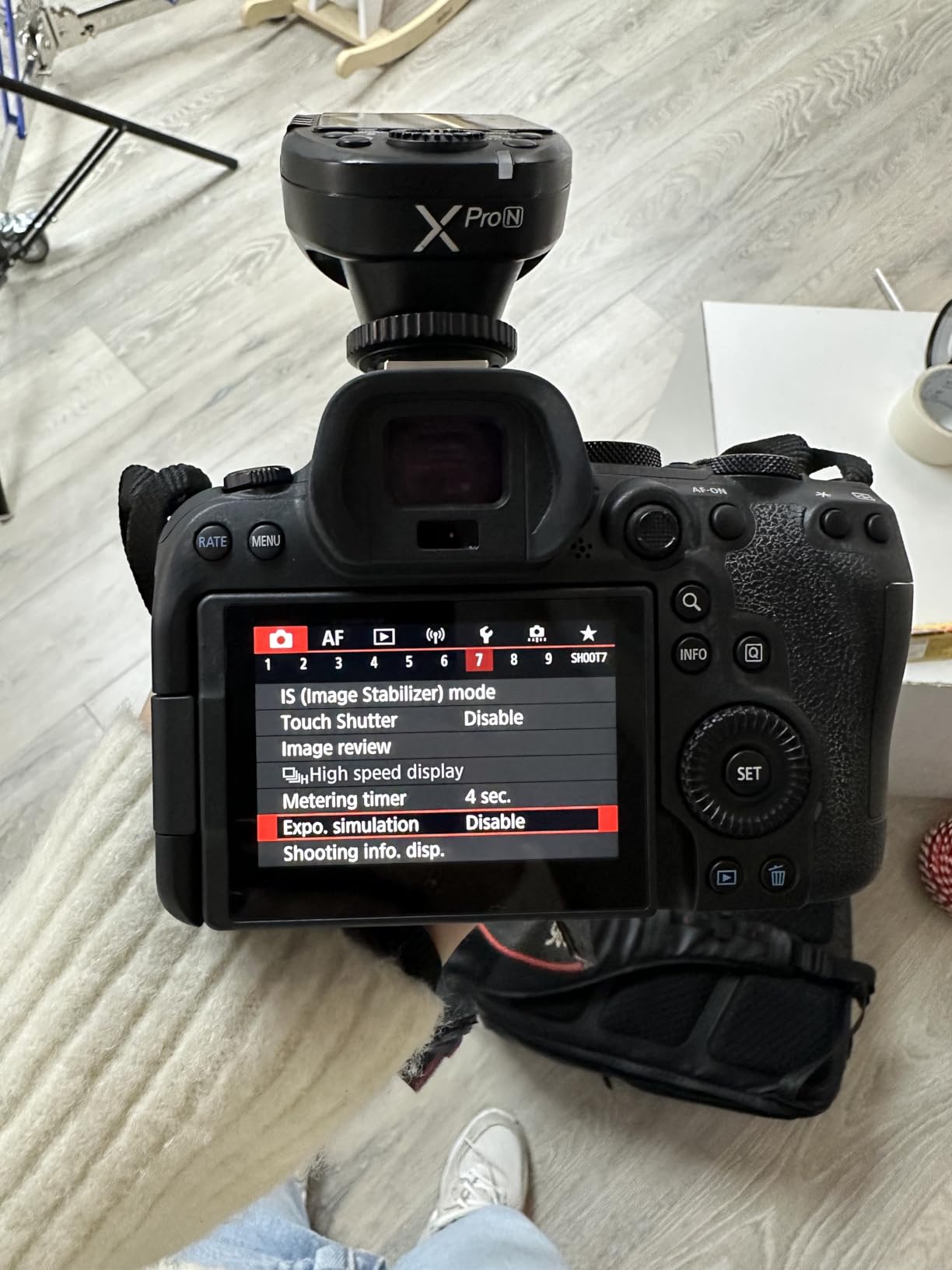 Godox XproC Xpro-C TTL Wireless Flash Trigger for Canon, 1/8000s HSS | 2.4G X System, TCM Function, Large Slanted LCD Screen, 5 Dedicated Group Buttons, 11 Customizable Functions customer photo 2