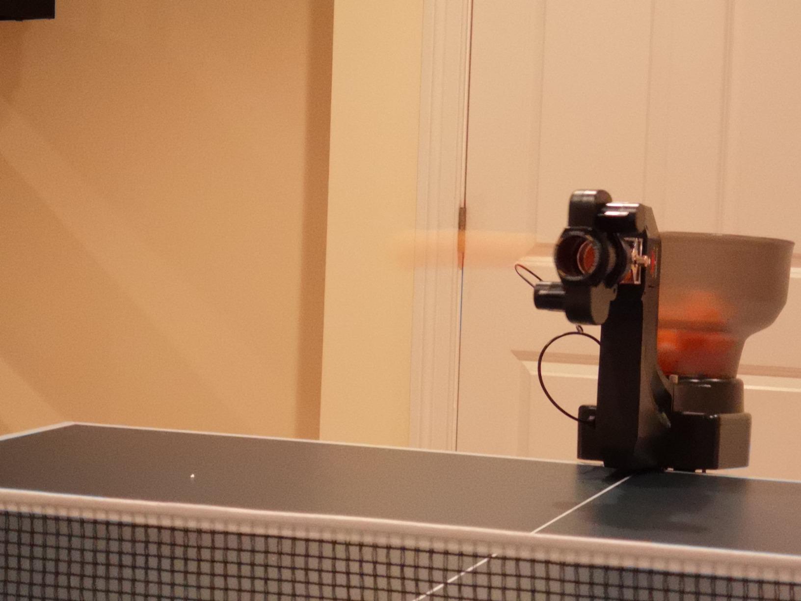 Ping Pong Robot Machine with 36 Different Spin Balls Table Tennis Robots Automatic Ball Machine for Training customer photo 2