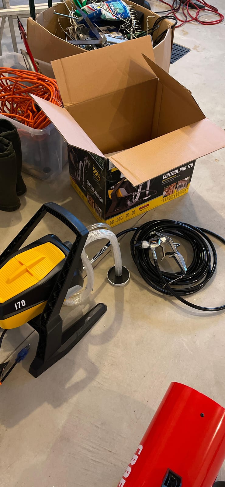 Wagner Control Pro 170 Paint Sprayer | Control Pro 170 high efficiency airless (HEA) paint and stain sprayer is designed for larger interior and exterior projects. customer photo 1