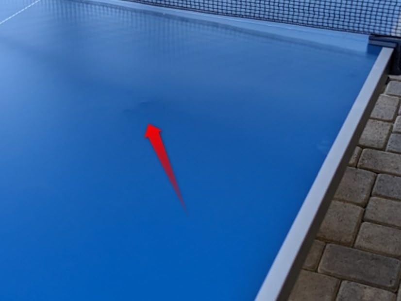 JOOLA NOVA Outdoor Ping Pong Table with Waterproof Table Tennis Net Set - Quick Assembly - All Weather Aluminum Composite Surface - Tournament Quality - Indoor & Outdoor Compatible customer photo 1