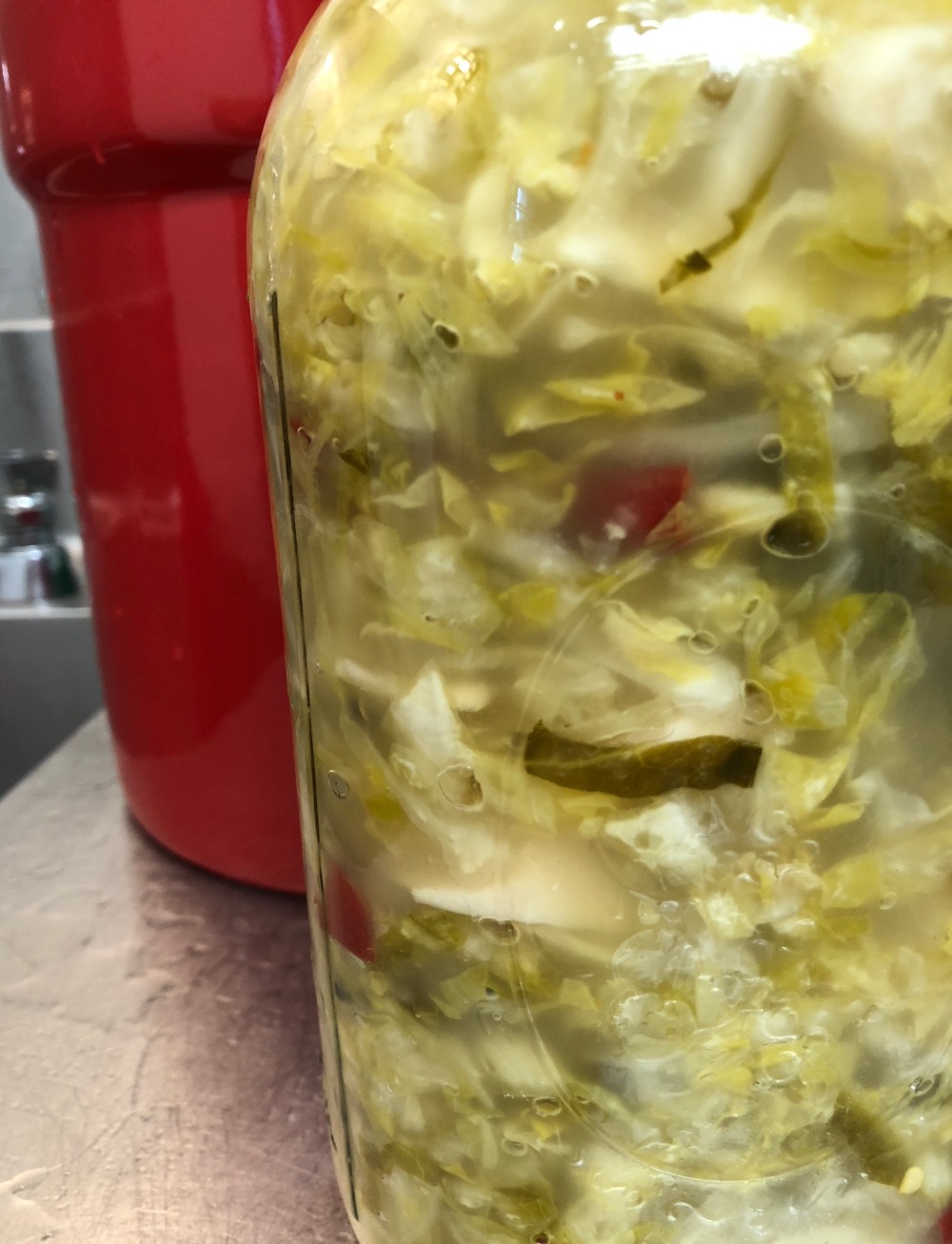 SEEUTEK Fermentation Crock Jar 1.3 Gallon for Sauerkraut Pickling Kimchi customer photo 1