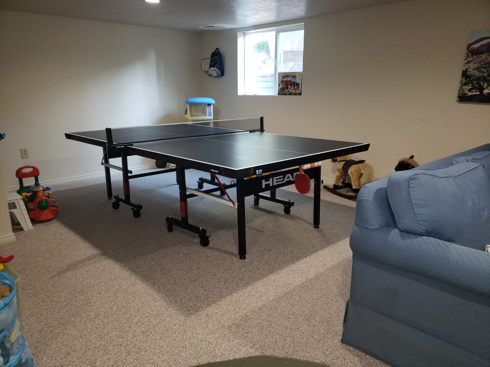 HEAD Summit USA Indoor Table Tennis Table, Competition Grade Net, 10 Minute Easy Set Up - Ping Pong Table with Playback Mode customer photo 1
