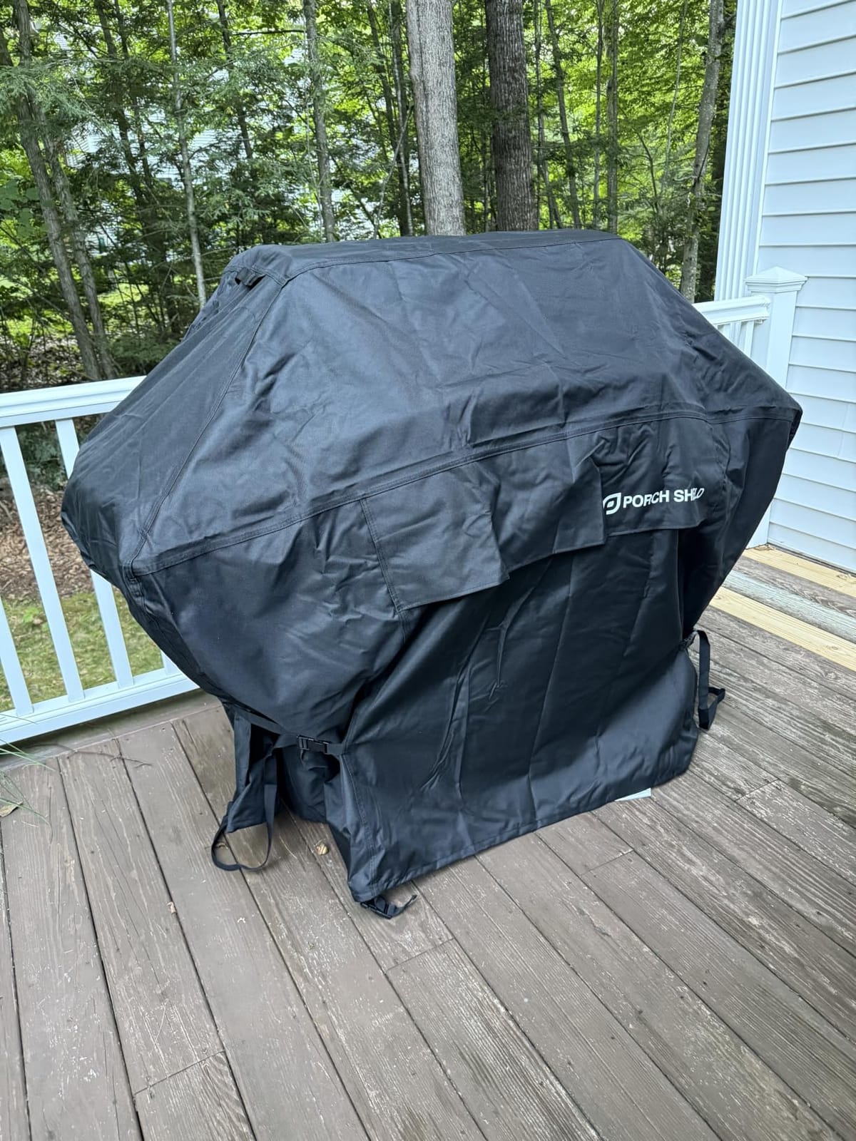 Porch Shield 62W x 24D x 48H inch Premium Gas Grill Cover Up to 60 inch, Waterproof and Fade Resistant 600D BBQ Covers for Weber, Brinkmann, Char-Broil and More, Light Tan customer photo 2