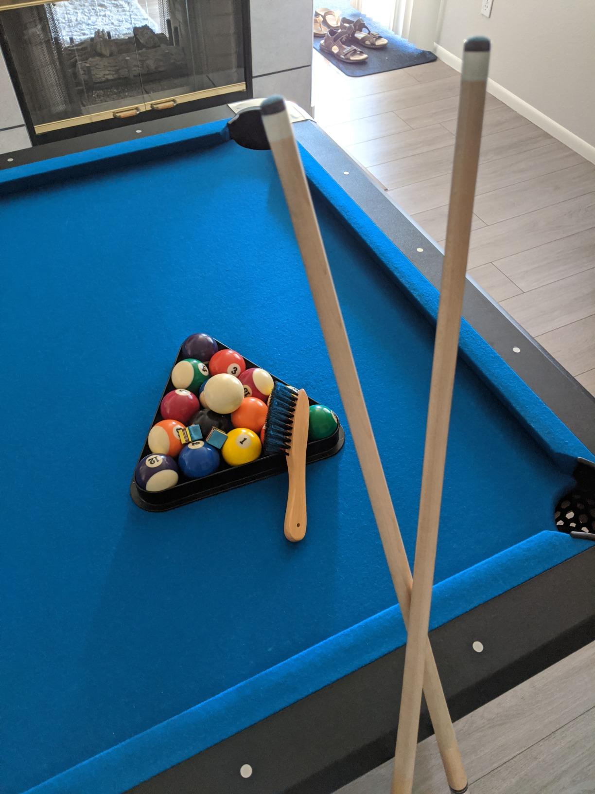 RACK Orion 8-Foot Tournament Billiard/Pool Table (Blue) - Professional Competition Game Table customer photo 1