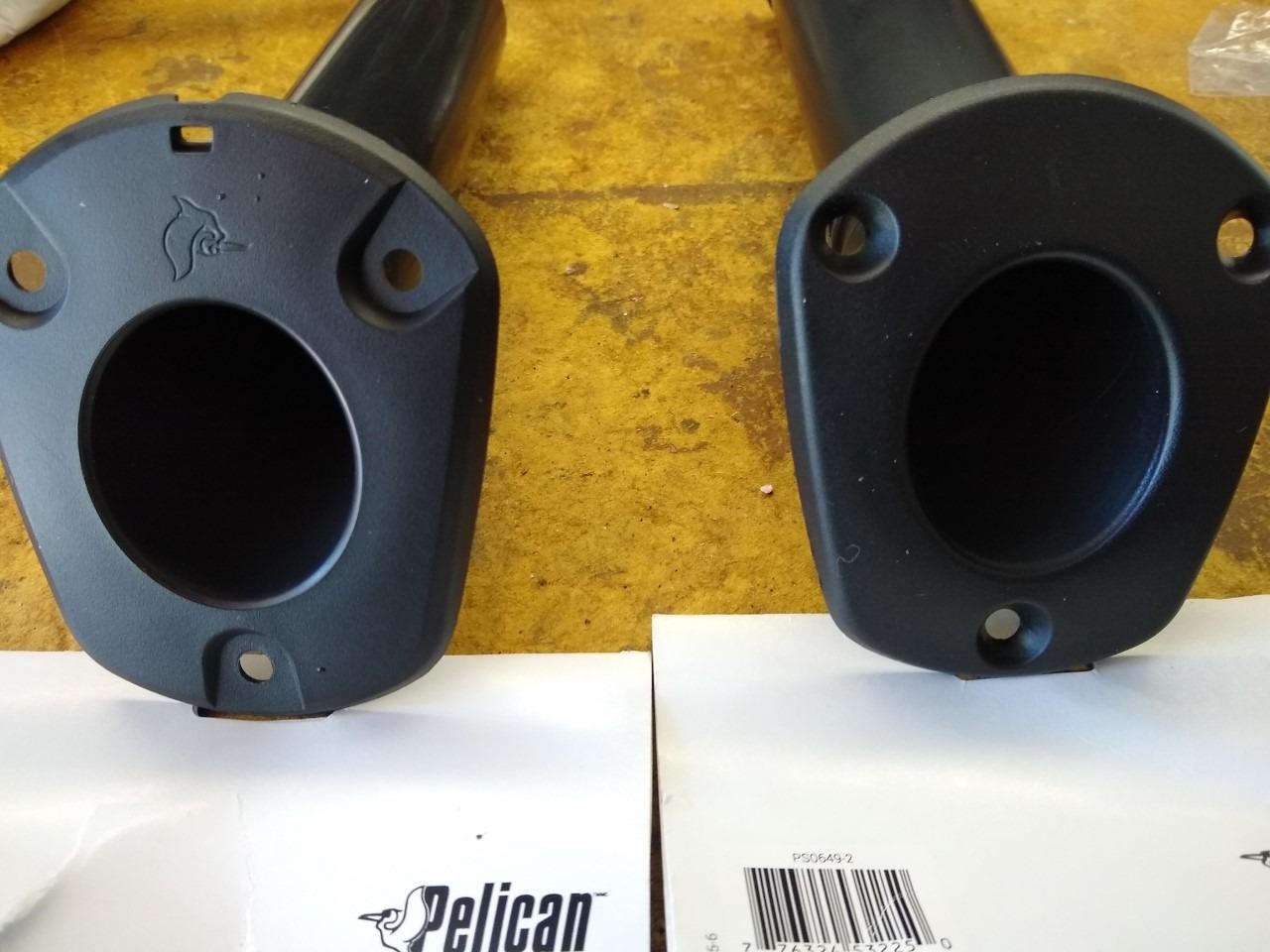 Pelican - Kayak Fishing Rod Holder - Flush Mount Rod Holder- Fishing Tackle Accessory - Recreational Kayak Rod Holder, Black customer photo 1