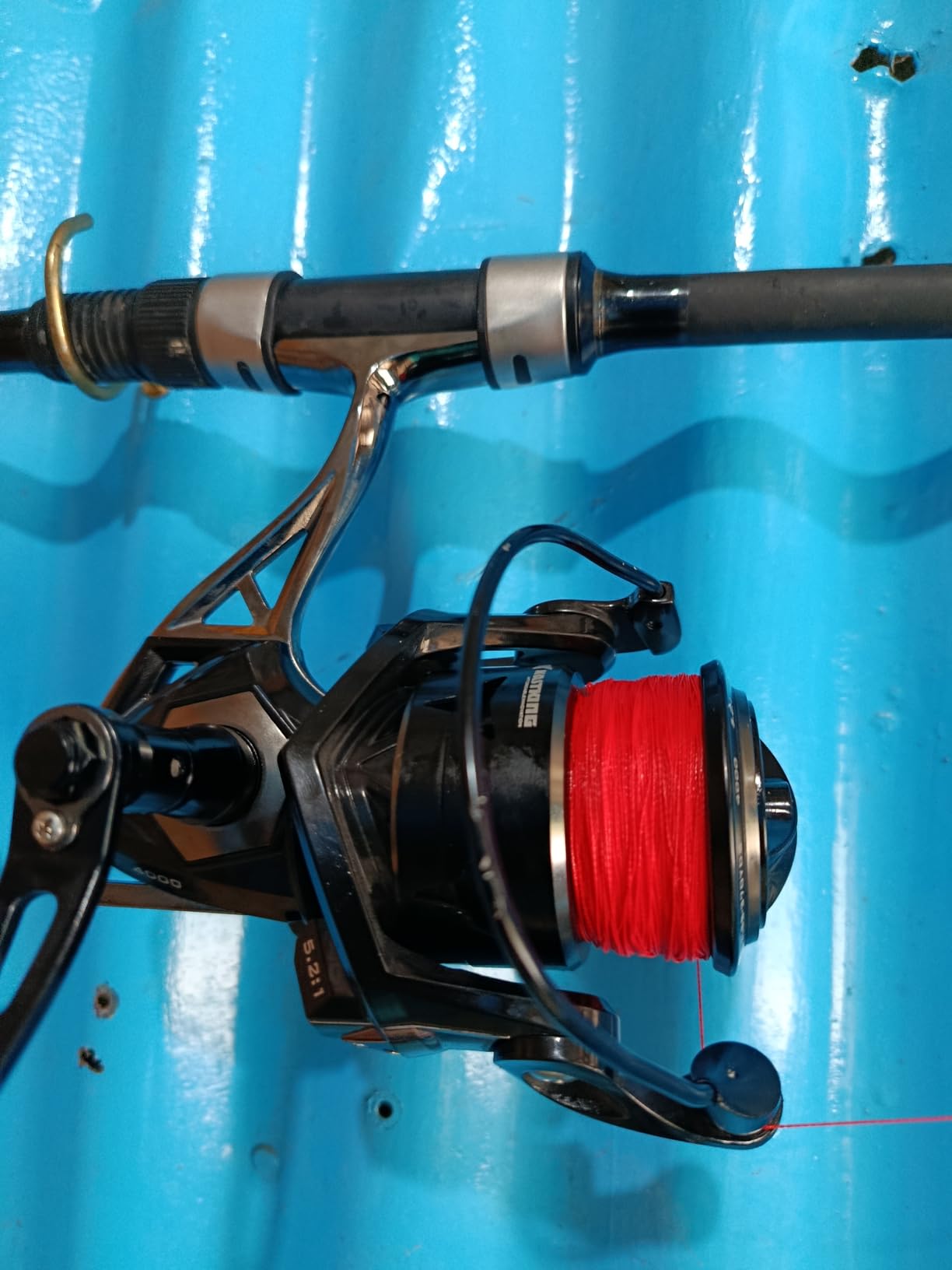 KastKing Megatron Spinning Fishing Reels with 5.2:1 Gear Ratio | Max Drag: 39.5 lb, 7+1 BB, 13.4 oz, Aerospace Aluminum Alloy Skeletal Frame customer photo 2