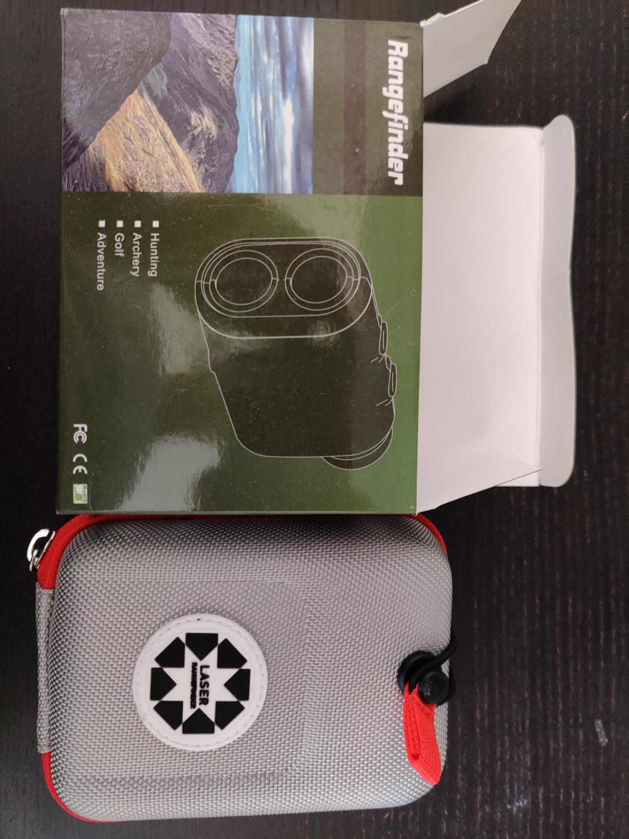 Gogogo Sport Vpro Rangefinder with Slope for Golf/Hunting, 1000/1200 Yards | Laser Range Finder Golfing with 300Y Flag-lock & Vibration, Replaceable Battery, Ultra-Clear View, Gift for Golfer and Hunter customer photo 2