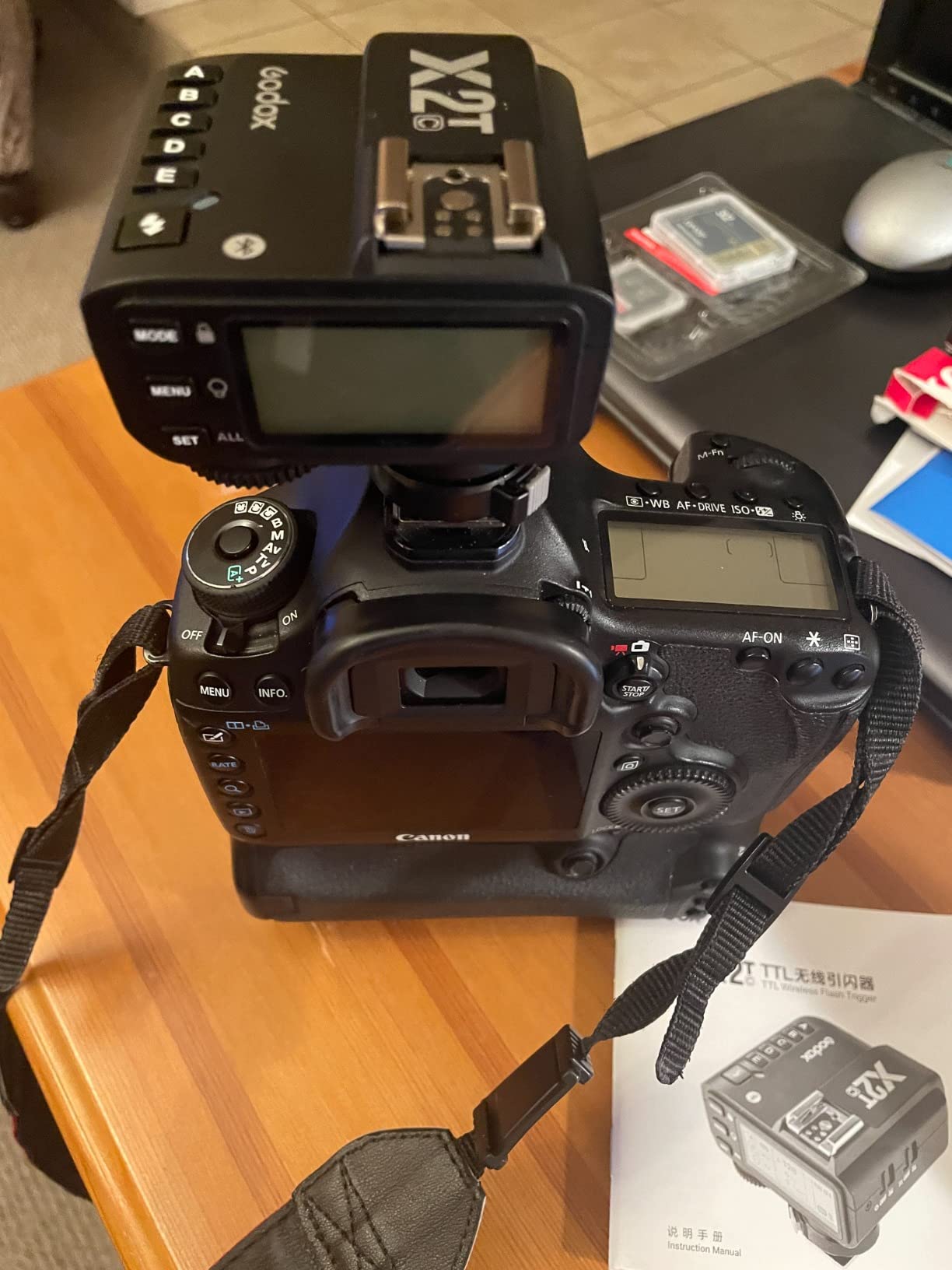 Godox X2T-C TTL Wireless Flash Trigger for Canon, Bluetooth Connection, 1/8000s HSS, 5 Separate Group Buttons, Relocated Control-Wheel, New Hotshoe Locking, New AF Assist Light customer photo 2