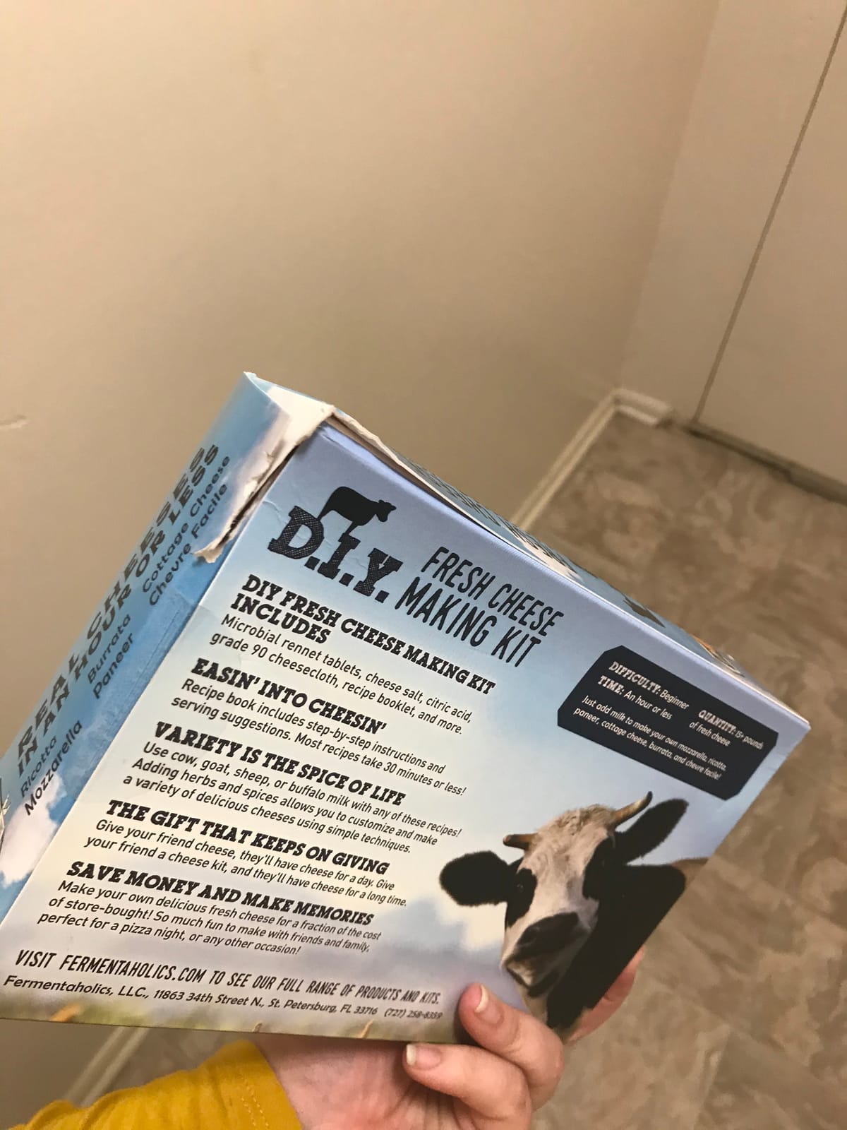 Fermentaholics DIY Fresh Cheese Making Kit - Ricotta, Mozzarella, Burrata, Paneer, Cottage Cheese, etc. - Includes Rennet for Cheese Making, Cheese Salt, Citric Acid, Cheese Cloth, & Recipe Booklet customer photo 2