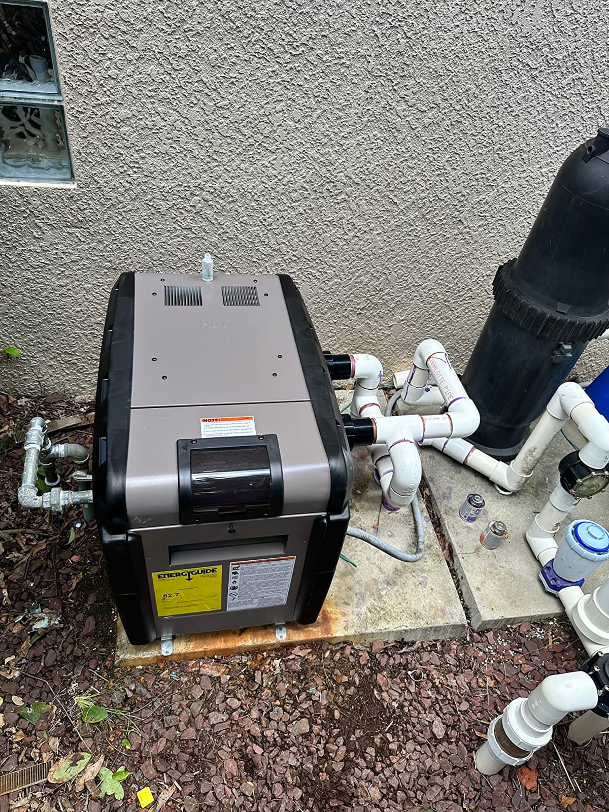 Hayward H-Series Natural Gas Pool Heater for Inground Pools 150,000 BTU (W3H150FDN) customer photo 2
