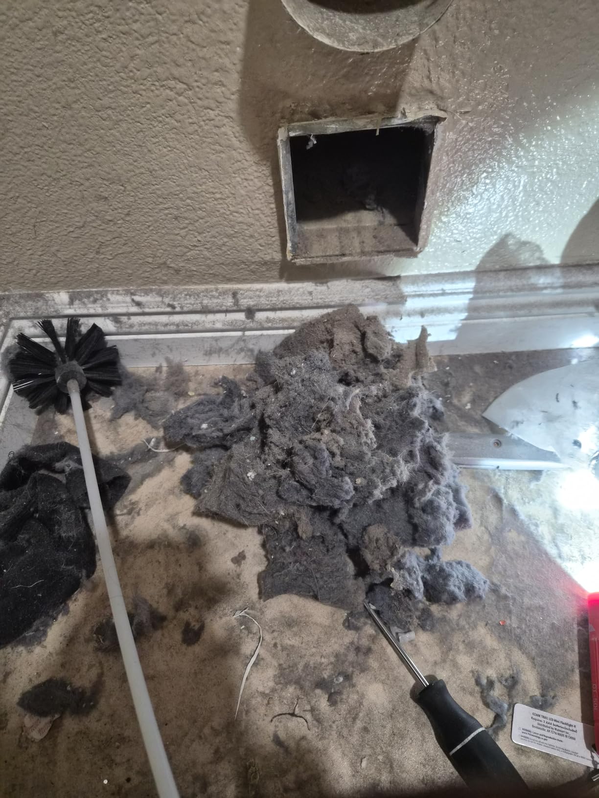 Holikme Dryer Vent Cleaner Kit - 30Ft Fireplace Chimney Brushes Flexible | Dryer Vent Cleaner Brush with Drill Attachment customer photo 1