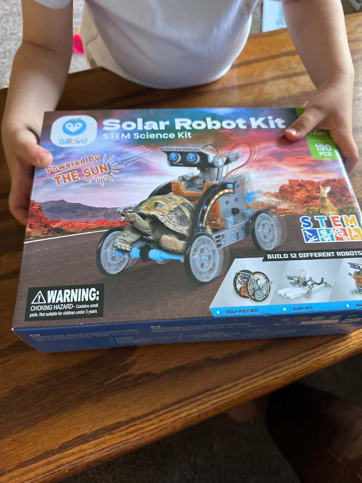 Sillbird 12-in-1 Solar Robot Building Kit STEM Gift for Kids Ages 8-13, Powered by the Sun, DIY Educational Engineering Kit, 190 Pieces customer photo 2