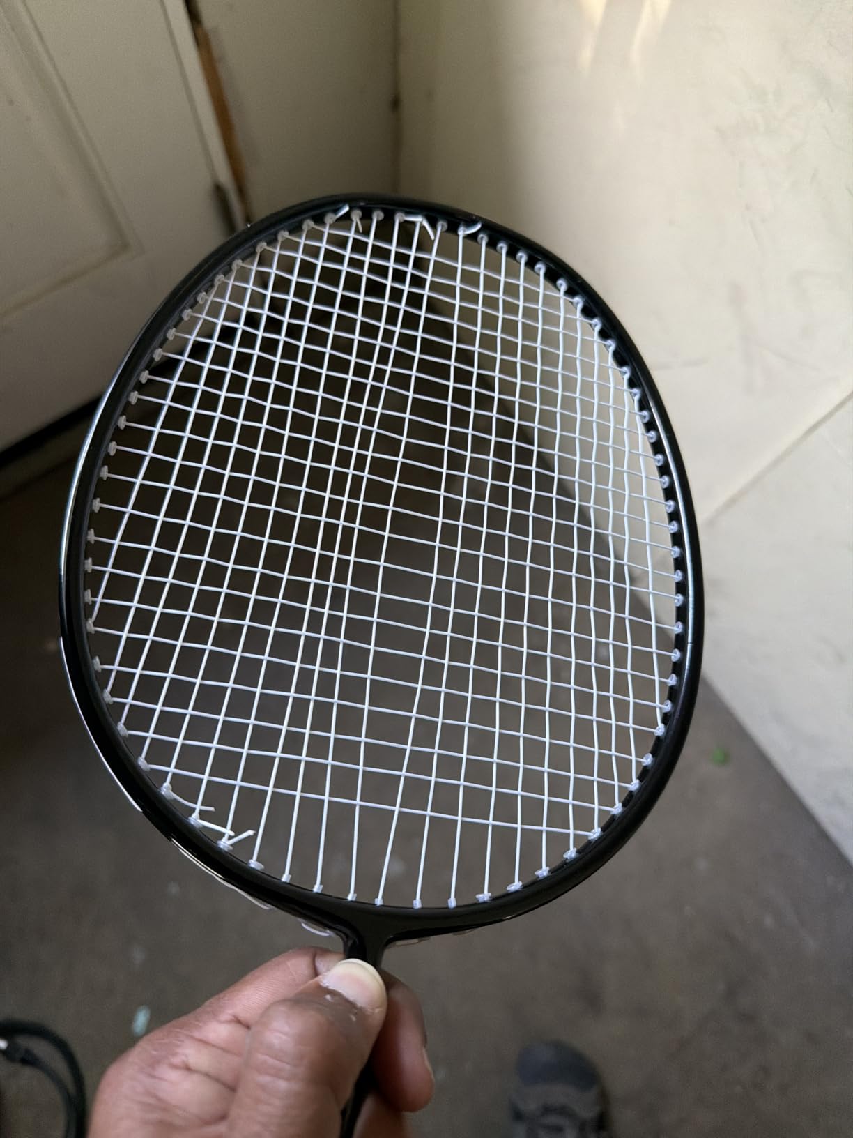 Senston Professional 90g Lightweight Badminton Set of 4 - 4 Rackets, 6 Birds, 1 Bag, Carbon Fiber customer photo 2