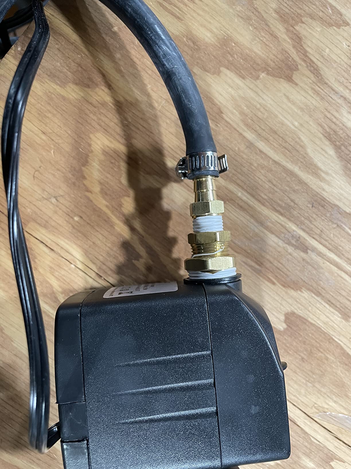 400GPH Submersible Pump with 5 ft Tubing, (1500L/H 25W) durable fountain water pump for Pond Fountain, Aquariums Fish Tank, Statuary, Hydroponics customer photo 2