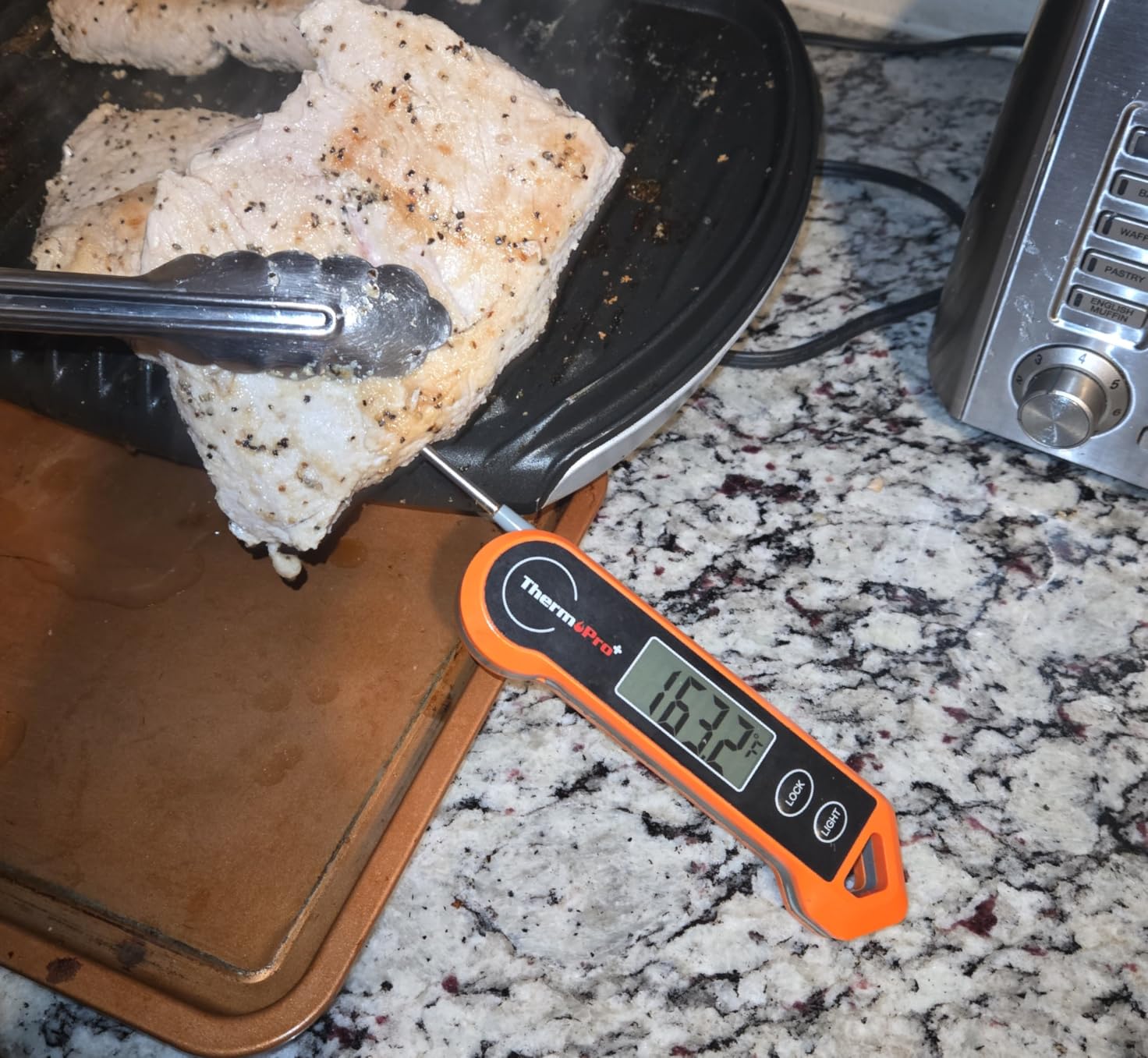 TempPro TP19H 1 Sec Digital Meat Thermometer for Cooking customer photo 2