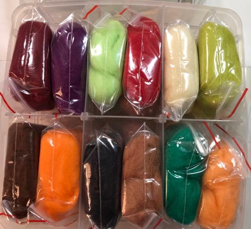 JUPEAN Needle Felting Kit, 24 Colors Wool Roving (5g/Color), Complete Needle Felting Starter Kit with Needle Felting Supplies Wool Fibre Spinning Craft Felting Kits for Beginners customer photo 2