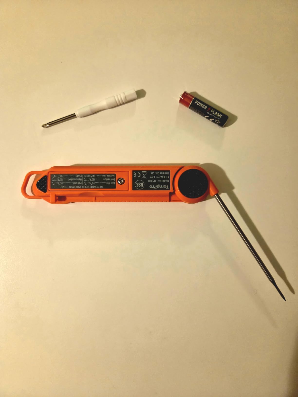 TempPro TempSwift 1 Sec Meat Thermometer Digital for Kitchen Cooking Food | 3.9 inches Long Probe, Calibration, Backlight, Bread Baking Sourdough Liquids Candy Making Accessories (Previously ThermoPro) customer photo 1