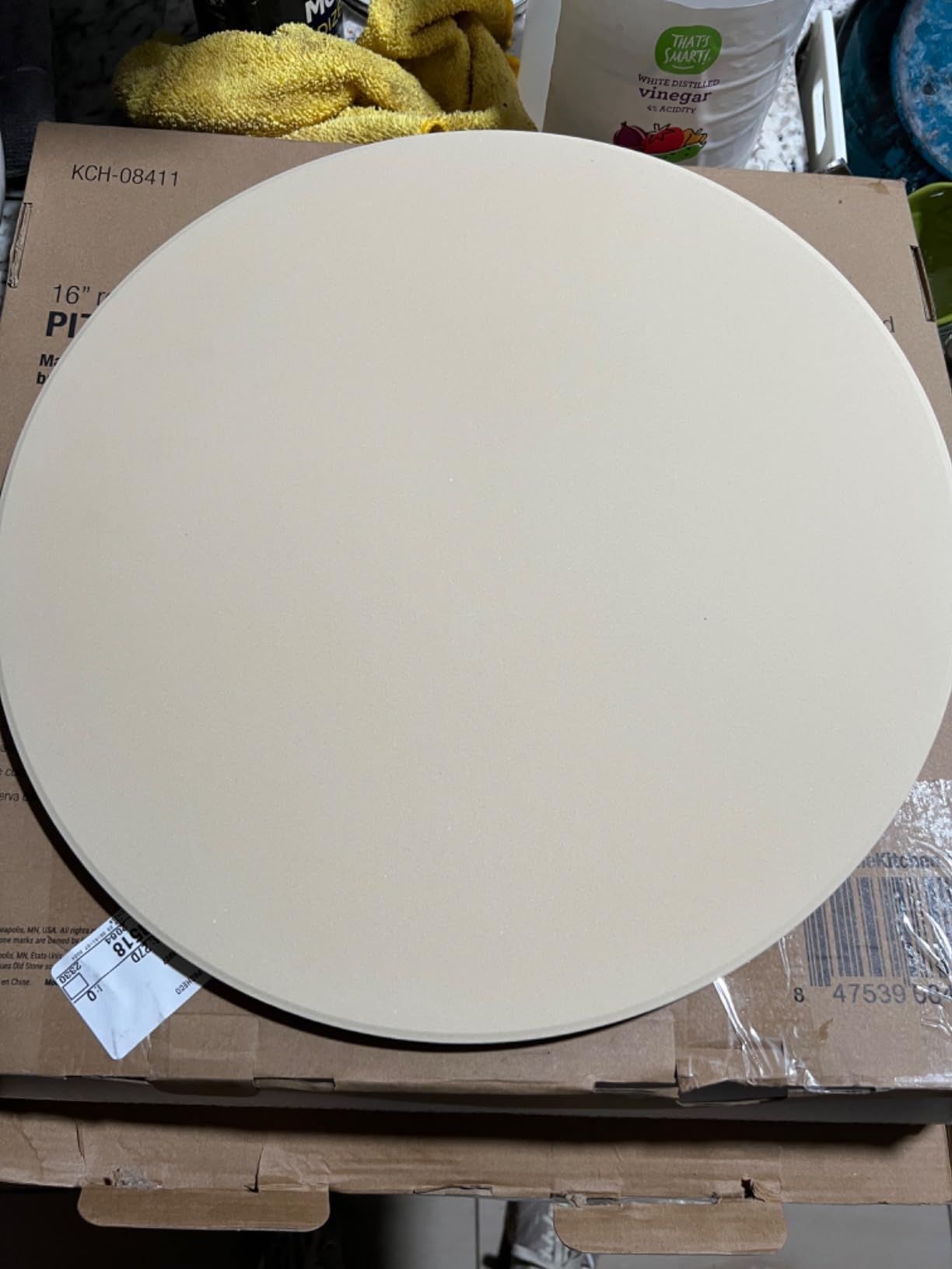 Old Stone Round Pizza Stone, 16-Inch customer photo 2