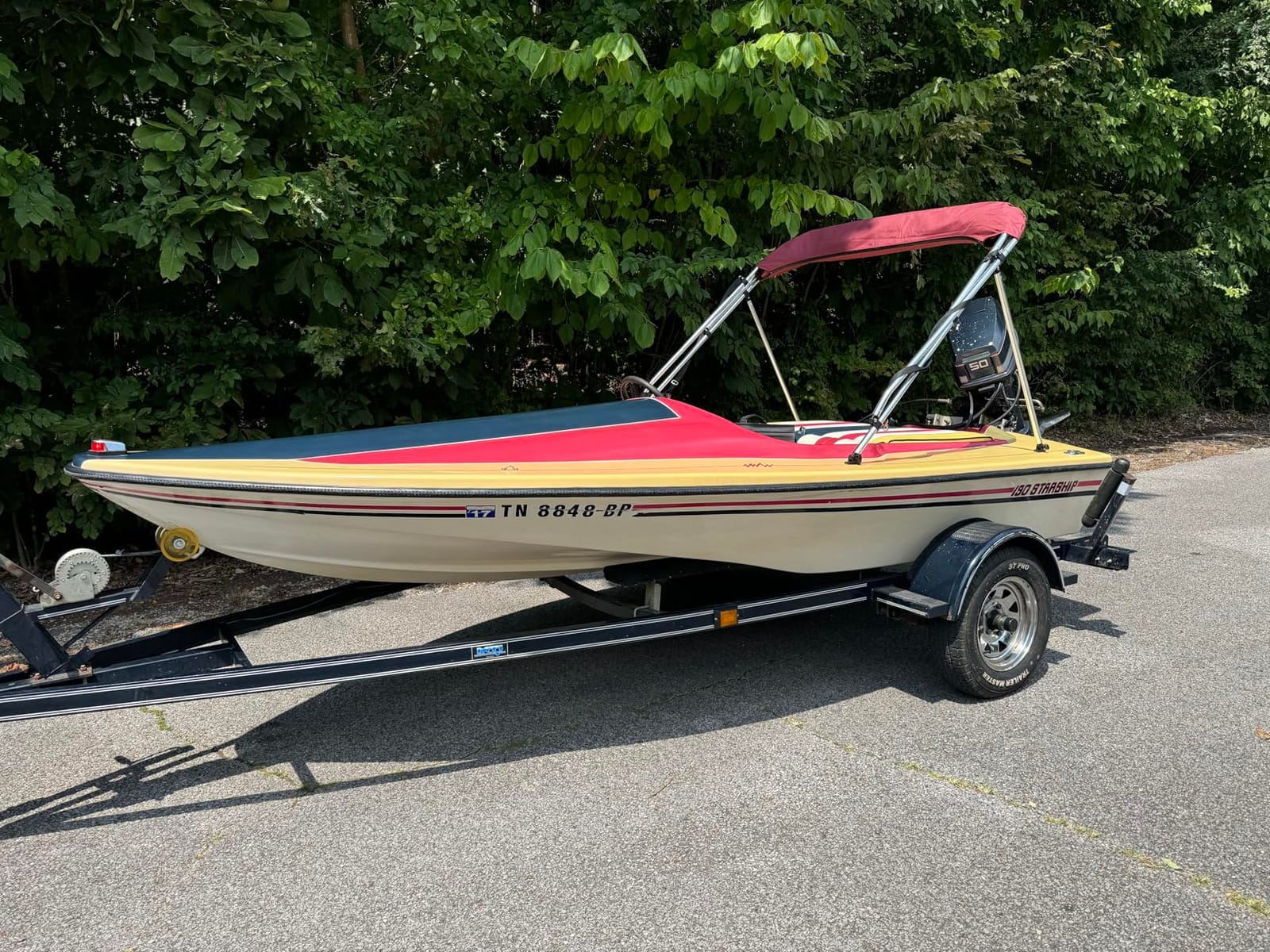 Seamander Bimini Top for Boats, 10 Color Options, 14 Different Sizes, 6061-T6 1.5mm wall Thickness Aluminum Frame, 4 Adjustable Straps & 2 Rear Support Poles, All Hardwares & Storage Boot customer photo 1