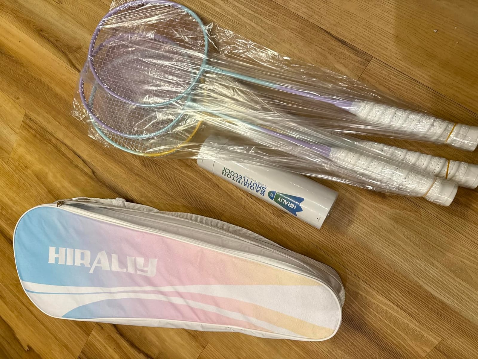 HIRALIY Badminton Rackets Set - 2/4 Rackets, 6/12 Birdies, 1 Carrying Bag for Backyards, Adult Family Beginner customer photo 1