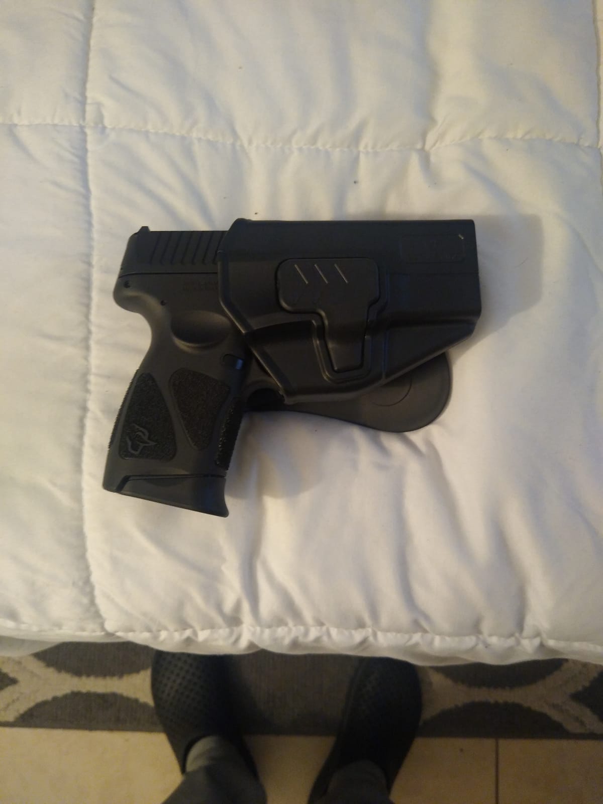 Taurus G2C Holster, Taurus G3C Holster, 9mm/.40 Cal OWB, Level II Paddle customer photo 2