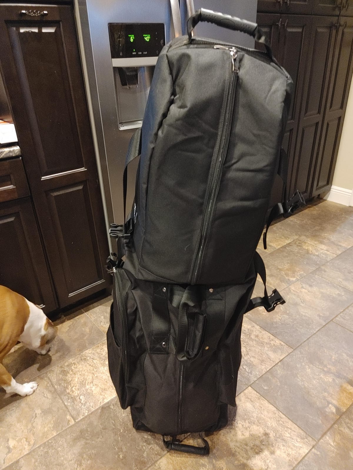 Golf Travel Bag - Heavy Duty 600D Polyester Oxford Wear-Resistant Soft-Sided with Wheels customer photo 1