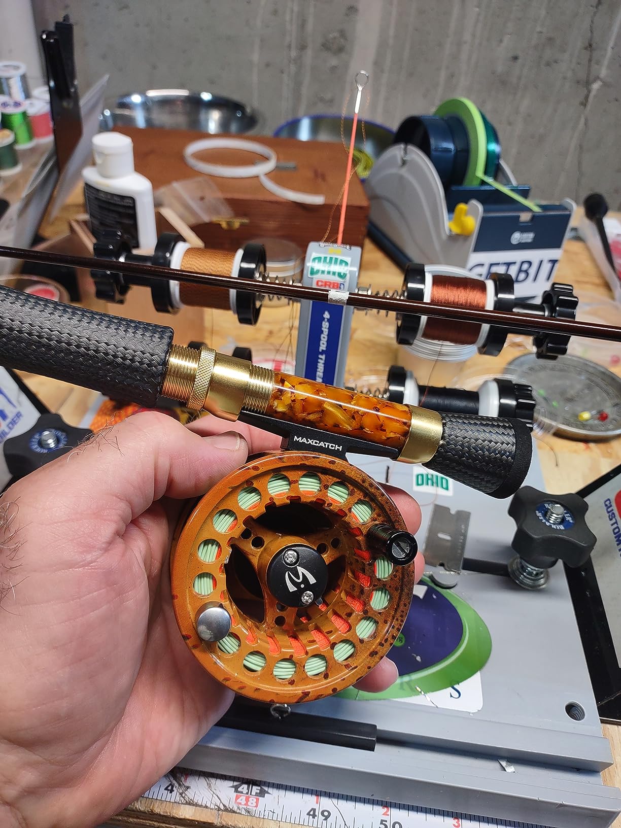 M MAXIMUMCATCH Maxcatch ECO Large Arbor Fly Fishing Reel and Pre-Loaded Fly Reel with Line Combo customer photo 1