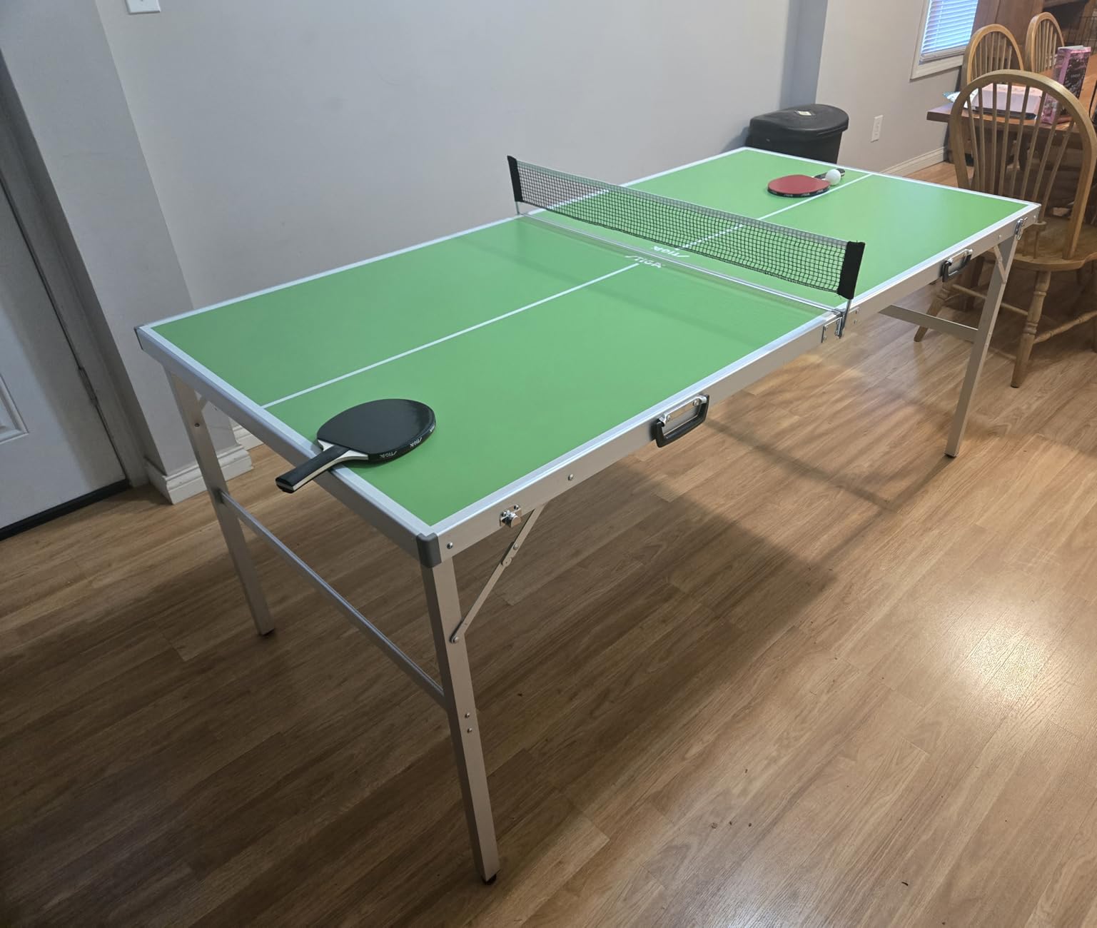 STIGA Space Saver - Compact Ping Pong Table - Separate Table Halves - Regulation Height - No Assembly Required customer photo 2