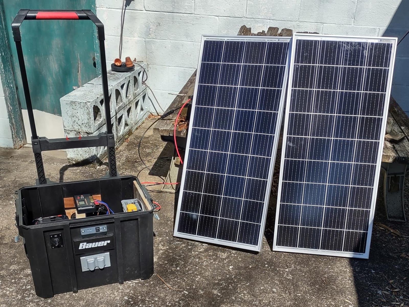 ECO-WORTHY 200 Watt 12V Complete Solar Panel Starter Kit for RV Off Grid with Battery and Inverter customer photo 2