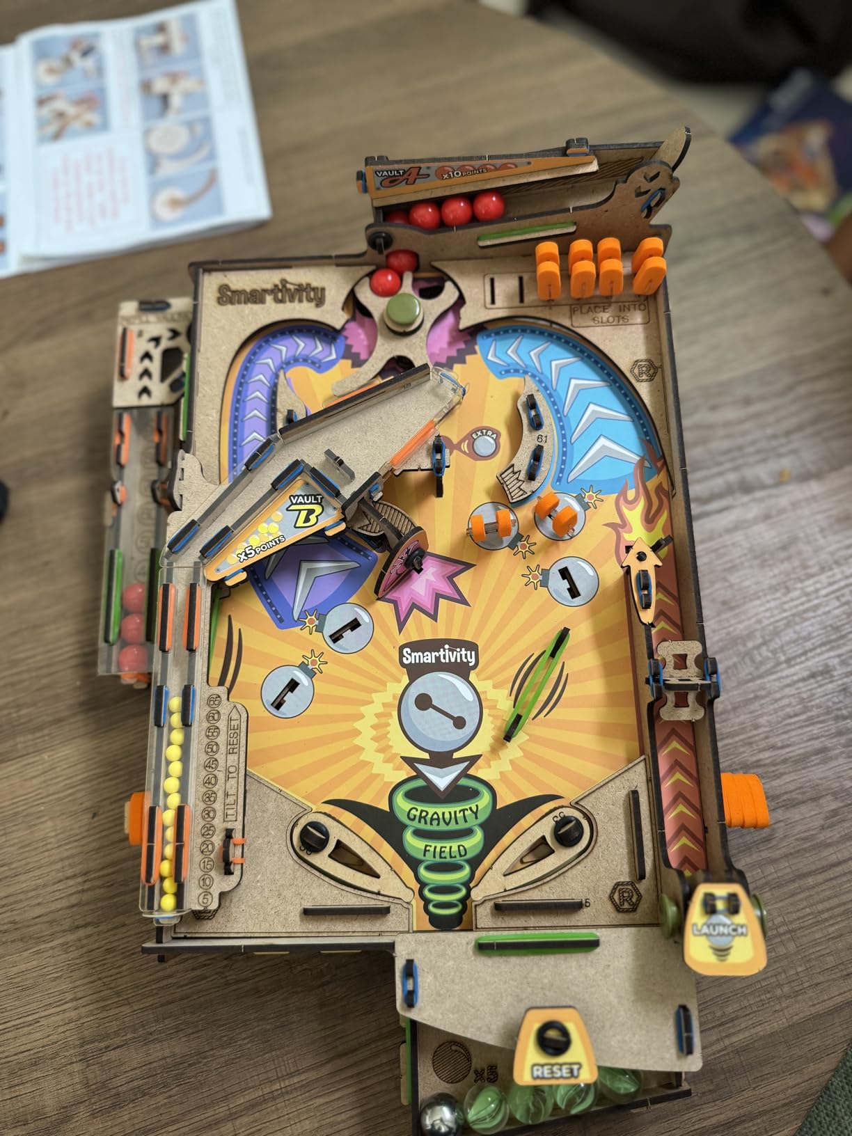 Smartivity DIY Pinball Machine STEM Toy for Kids Ages 8-14, Wooden Construction Kit, Birthday Gift for Boys & Girls customer photo 2