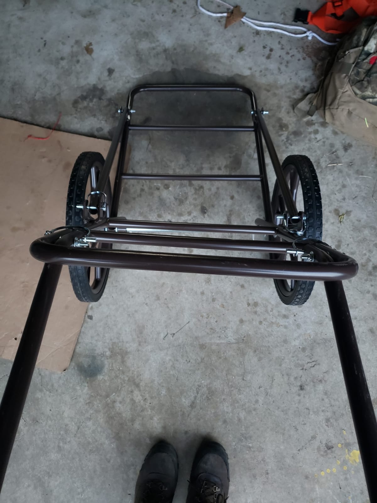 GYMAX Deer Cart, Heavy-Duty 500 lbs Folding Game Cart customer photo 1