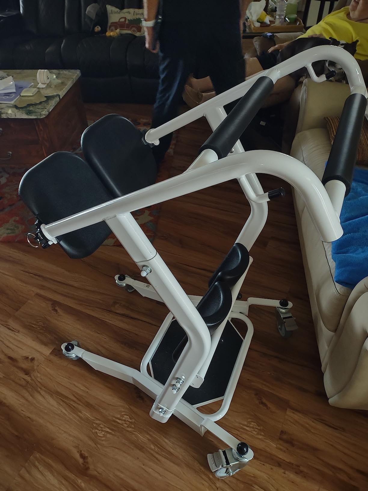 Vive Mobility Sit to Stand Patient Lift for Handicapped - Stand Assist Lift | Aid for Home Care Use - Elderly Lift Assist Transfer Device - Transport Chair Stand Assist for Seniors, Adults & Disabled customer photo 2