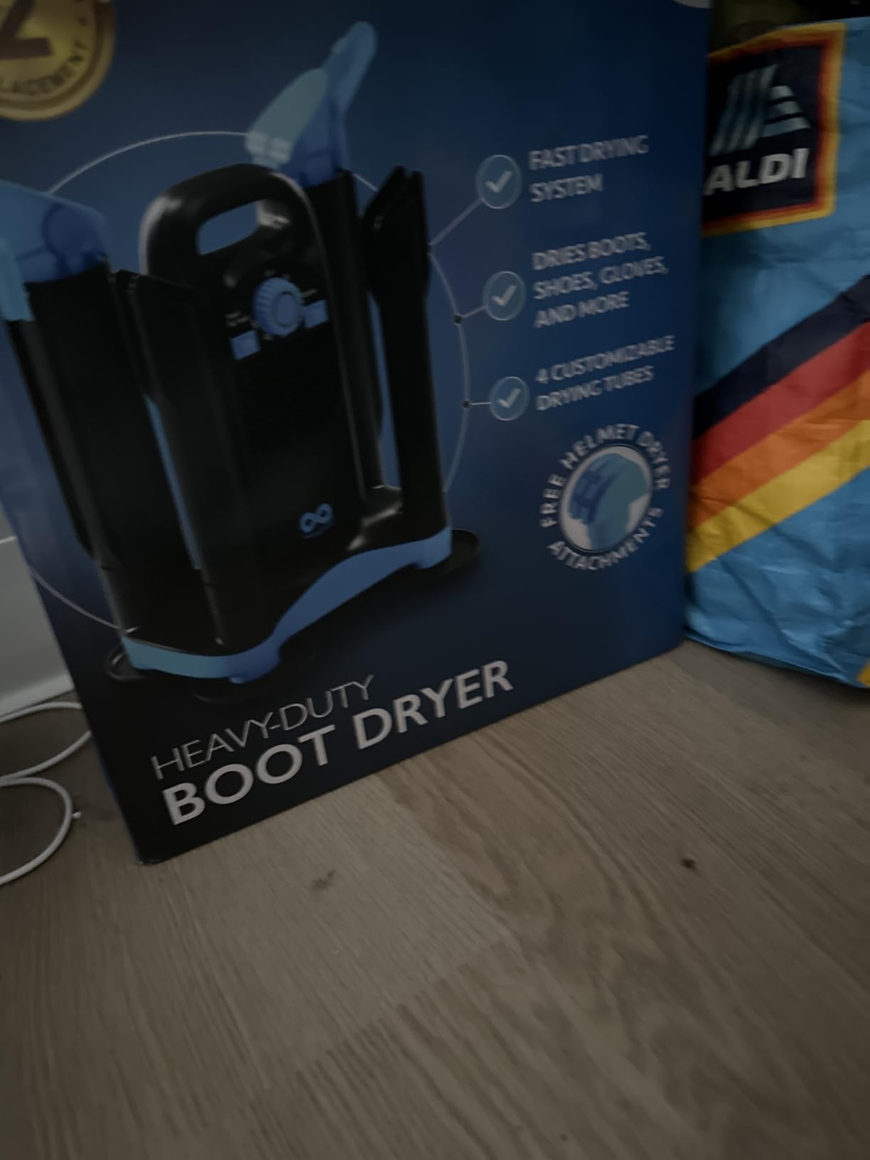 Upgraded Boot Dryer for Work Boots with Ozone Deodorizer - Fast Drying Compact Easy-to-Use Shoe Warmer Adjustable Tube Design - Fast Drying Shoes Dryers for Sneakers & Gloves, Ski Gears (2 Pair) customer photo 1