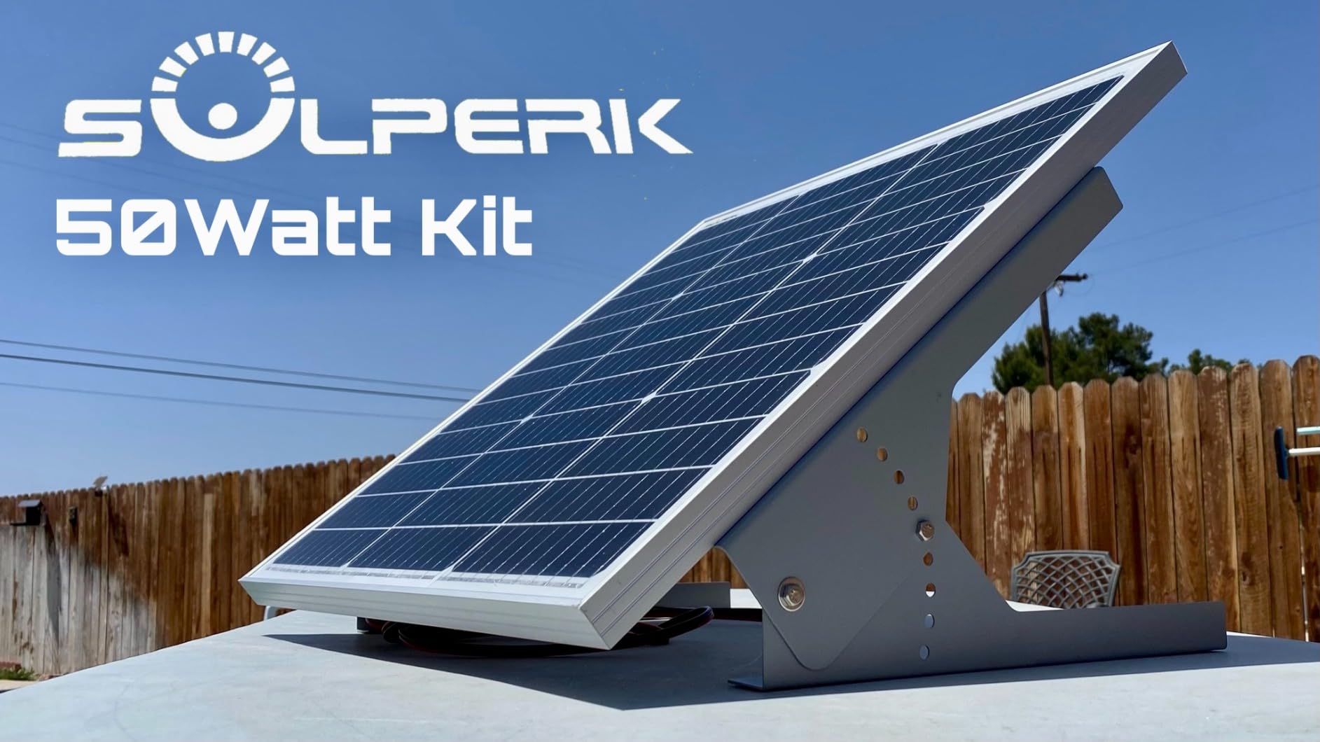 SOLPERK 50W/12V Solar Panel Kit, Solar Battery Trickle Charger Maintainer + Waterproof Controller + Adjustable Mount Bracket for Automotive Motorcycle Boat Marine RV Camping Roof customer photo 2